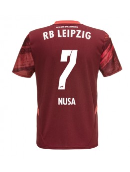 RB Leipzig Antonio Nusa #7 Replika Borta Kläder 2024-25 Kortärmad